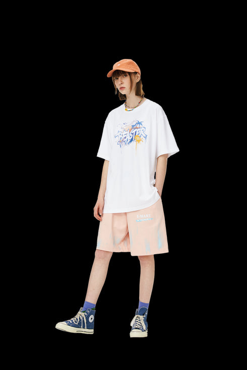 Ghost Face Paint Print T-shirt - PSYLOS 1, Ghost Face Paint Print T-shirt, T-Shirt, BEASTER, PSYLOS 1